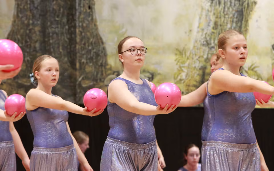 Forårsstemning i Outrup med GUB Gymnastik