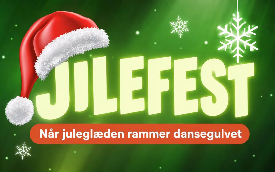 Når juleglæden rammer dansegulvet