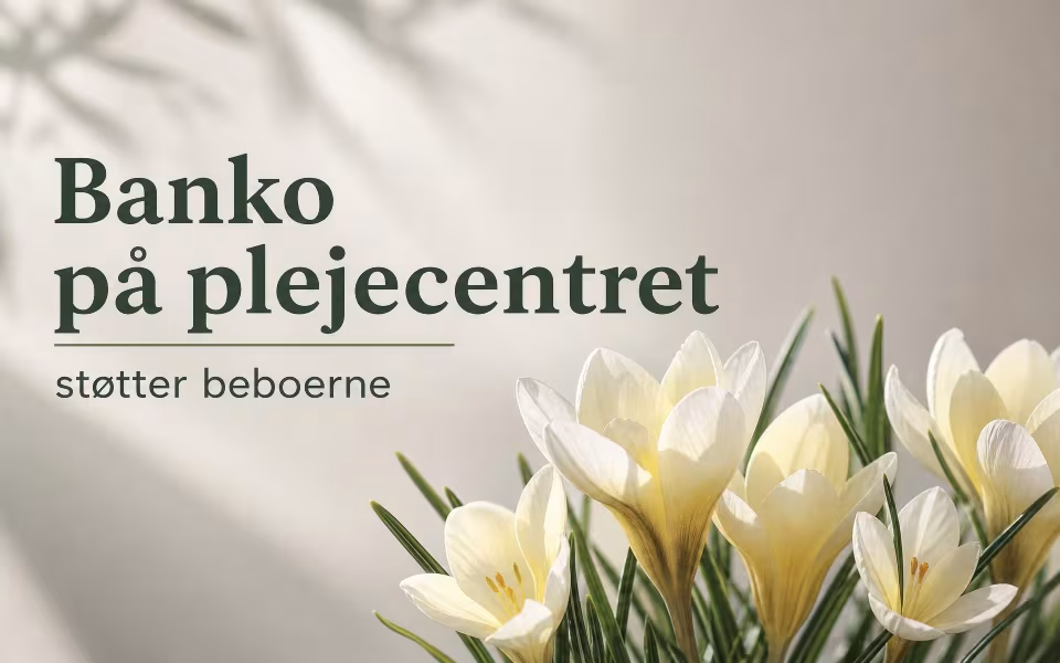 Banko på plejecentret støtter beboerne