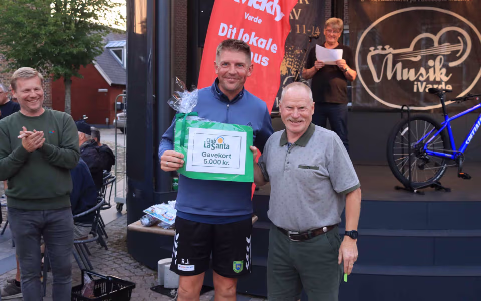 Sponsorløb skabte fest på torvet