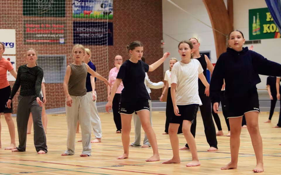 Juniortræningshold klar til sidste prøvetræning
