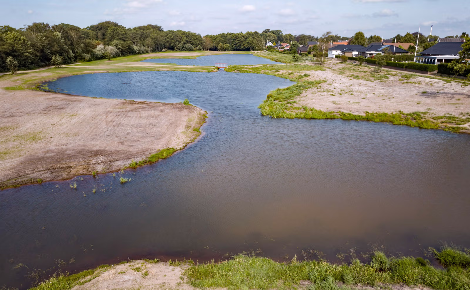 Ansager Søpark dronefoto fra den 28. juli 2019
