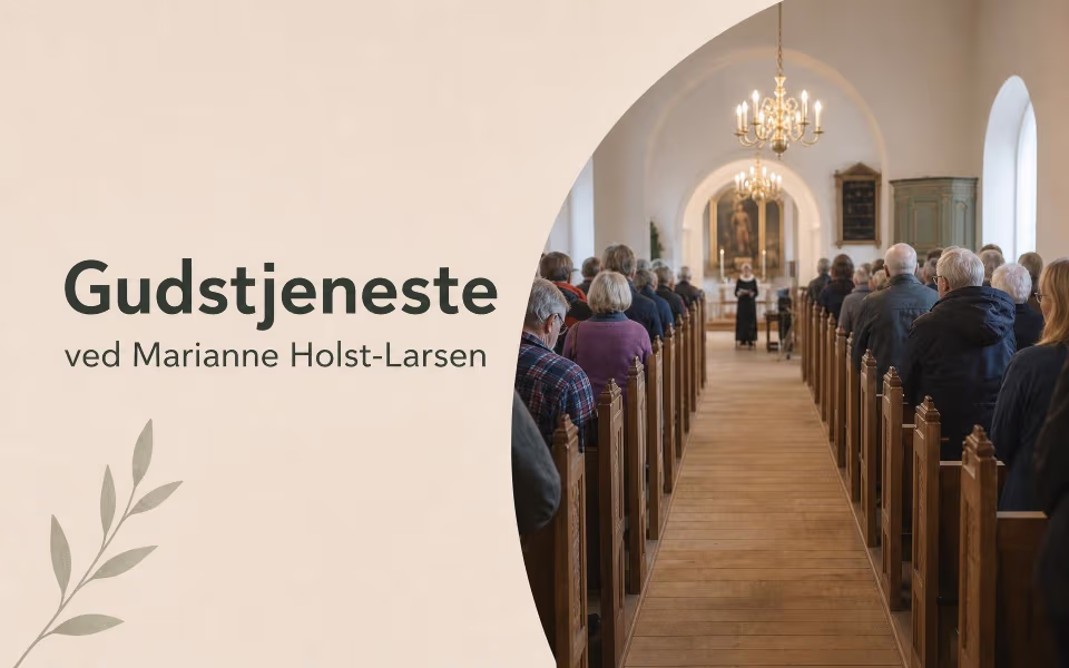 Gudstjeneste ved Marianne Holst-Larsen