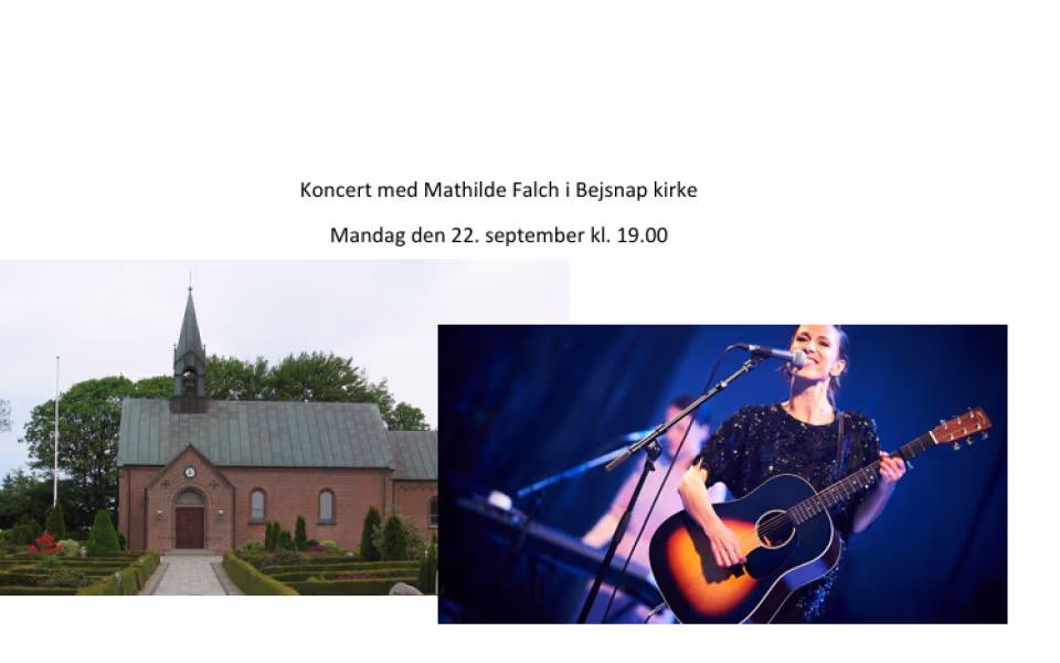 Koncert med Mathilde Falch i Bejsnap kirke