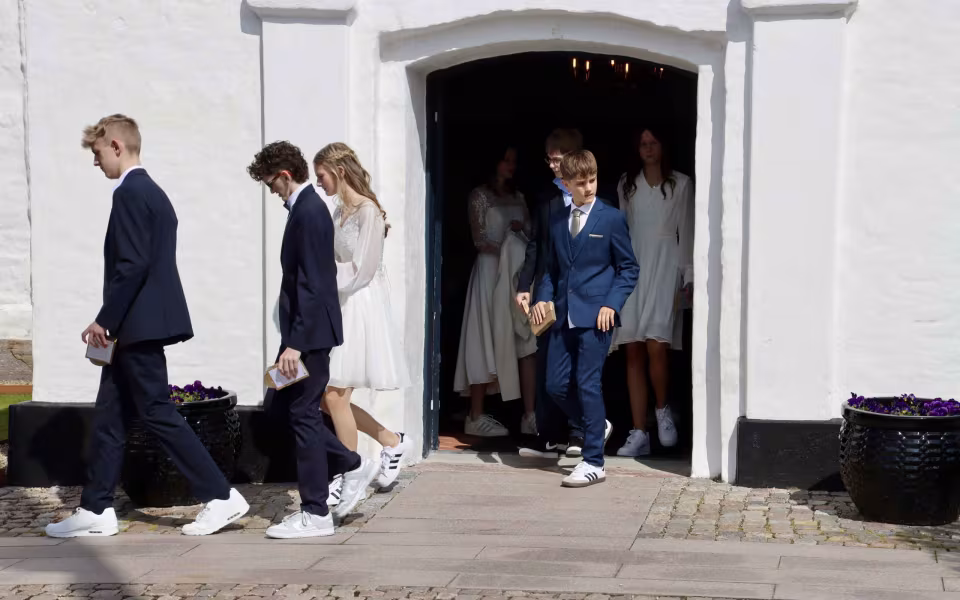 Solrig konfirmation i Outrup Kirke