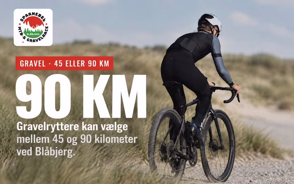 Gravelryttere kan vælge mellem 45 og 90 kilometer ved Blåbjerg
