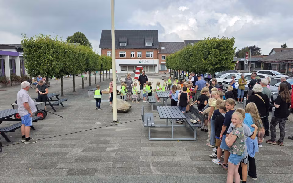 Billeder fra festlig indvielse af Tistrup By-Strand