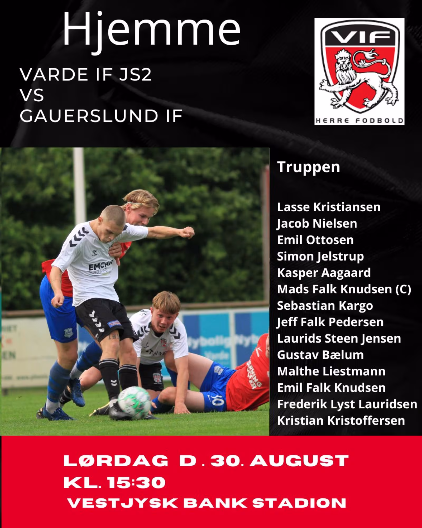 Varde IF byder Gauerslund IF velkommen