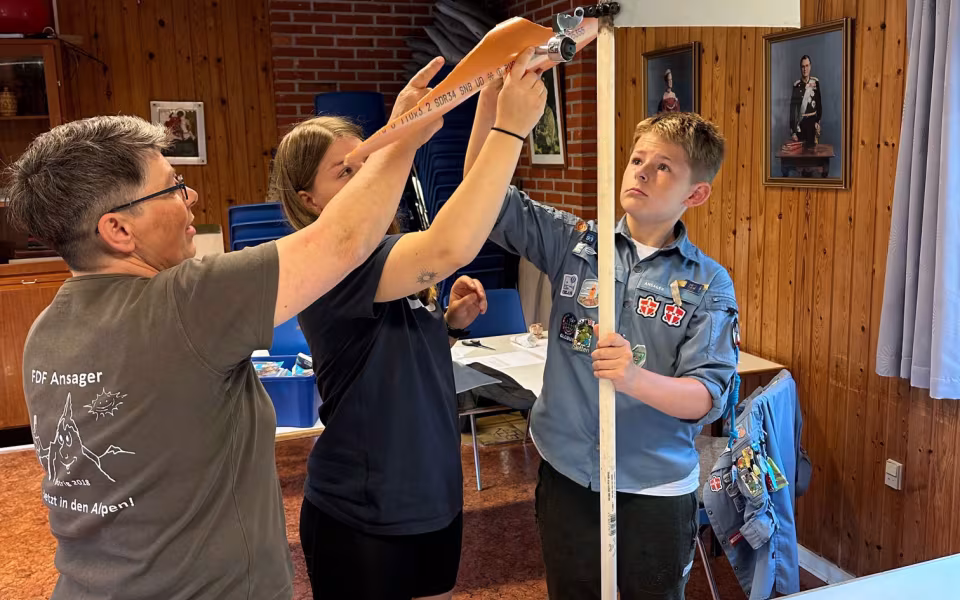 Ansager FDF på sommerlejr