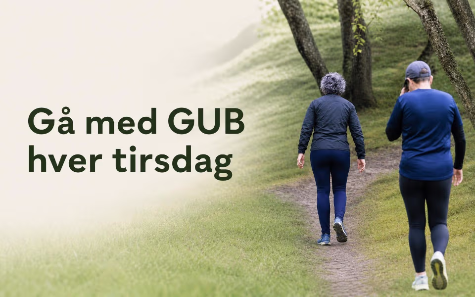Gå med GUB hver tirsdag