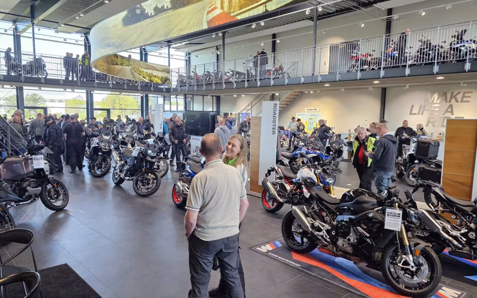 bød Xpedit BMW Motorrad forhandler i Ølgod velkommen til et åbent hus-arrangement.