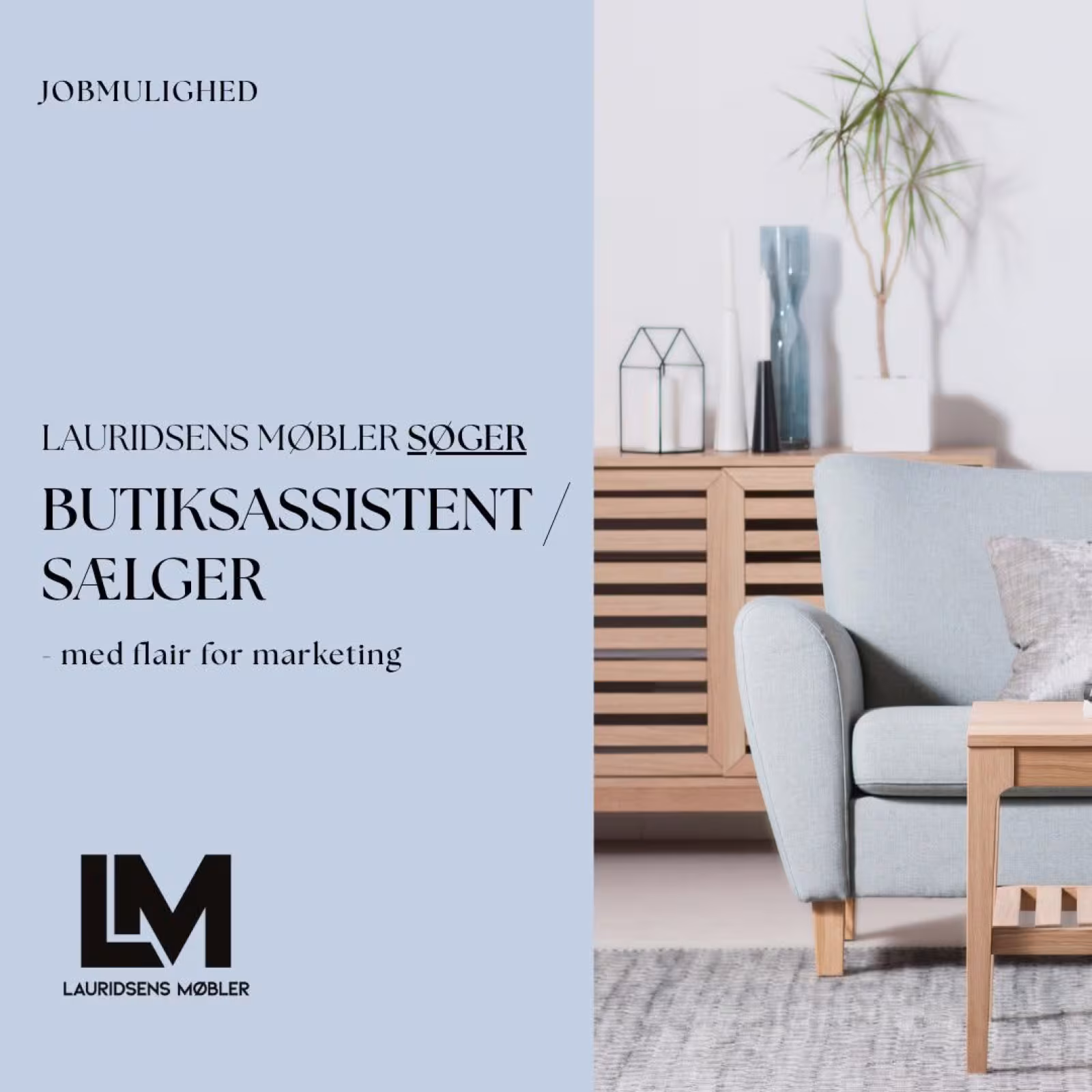 Butiksassistent med marketing flair søges