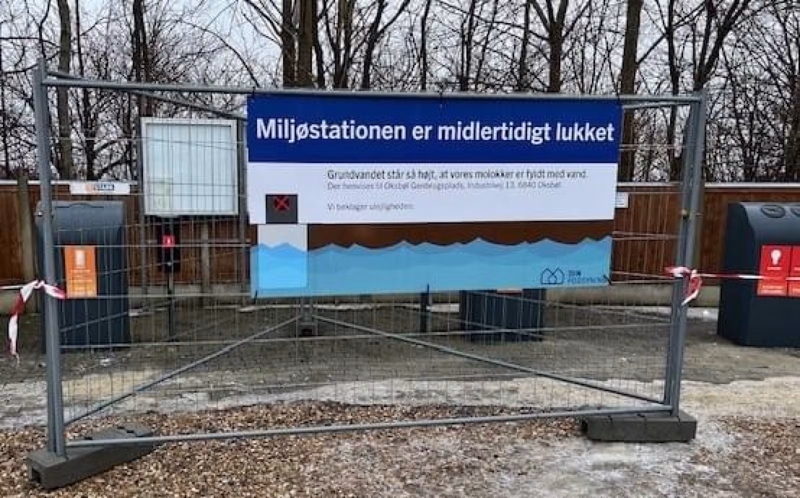 Miljøstation i Billum lukket midlertidigt