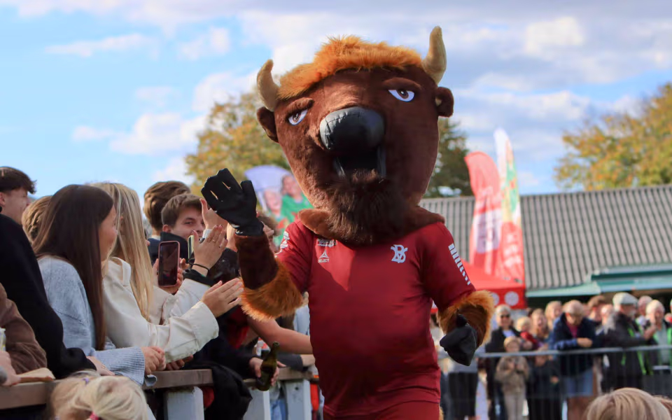 Fodboldfest på Oksbøl Stadion med glade fans og stor frivillig indsats