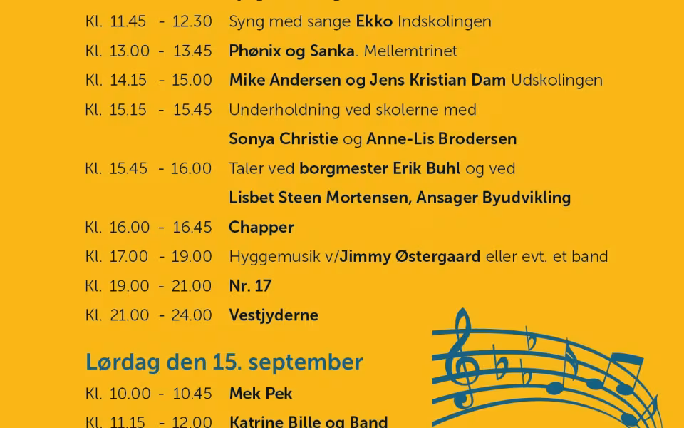 Festival: Det spiller igen i Ansager