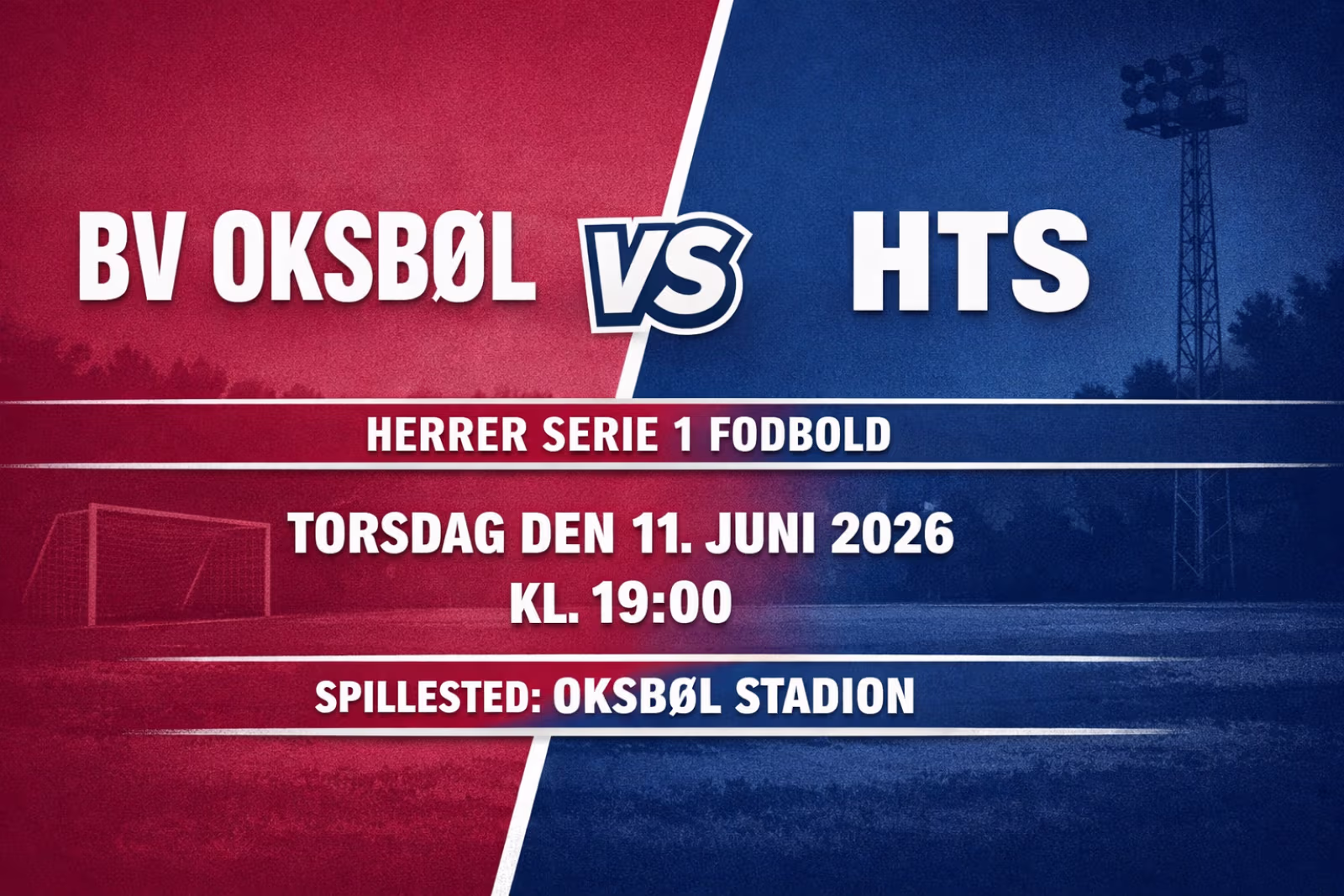 Serie 1 fodbold: BV Oksbøl - HTS