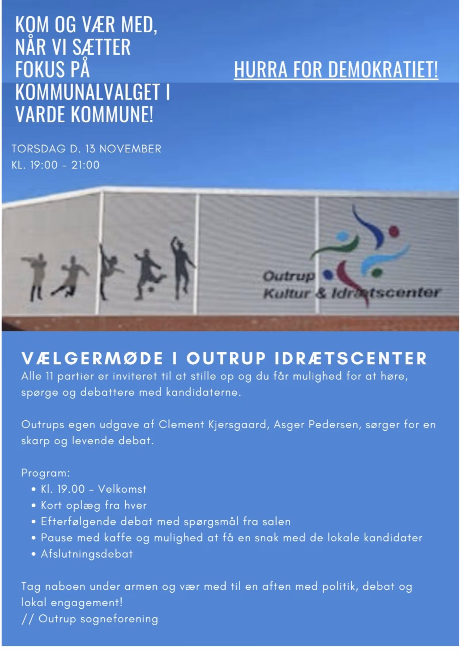 Vælgermøde om kommunalvalget i Outrup