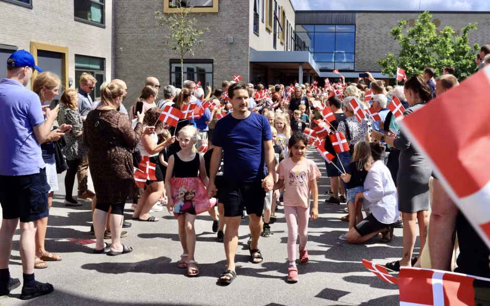 Ferie og udklapning på Frello Skolen