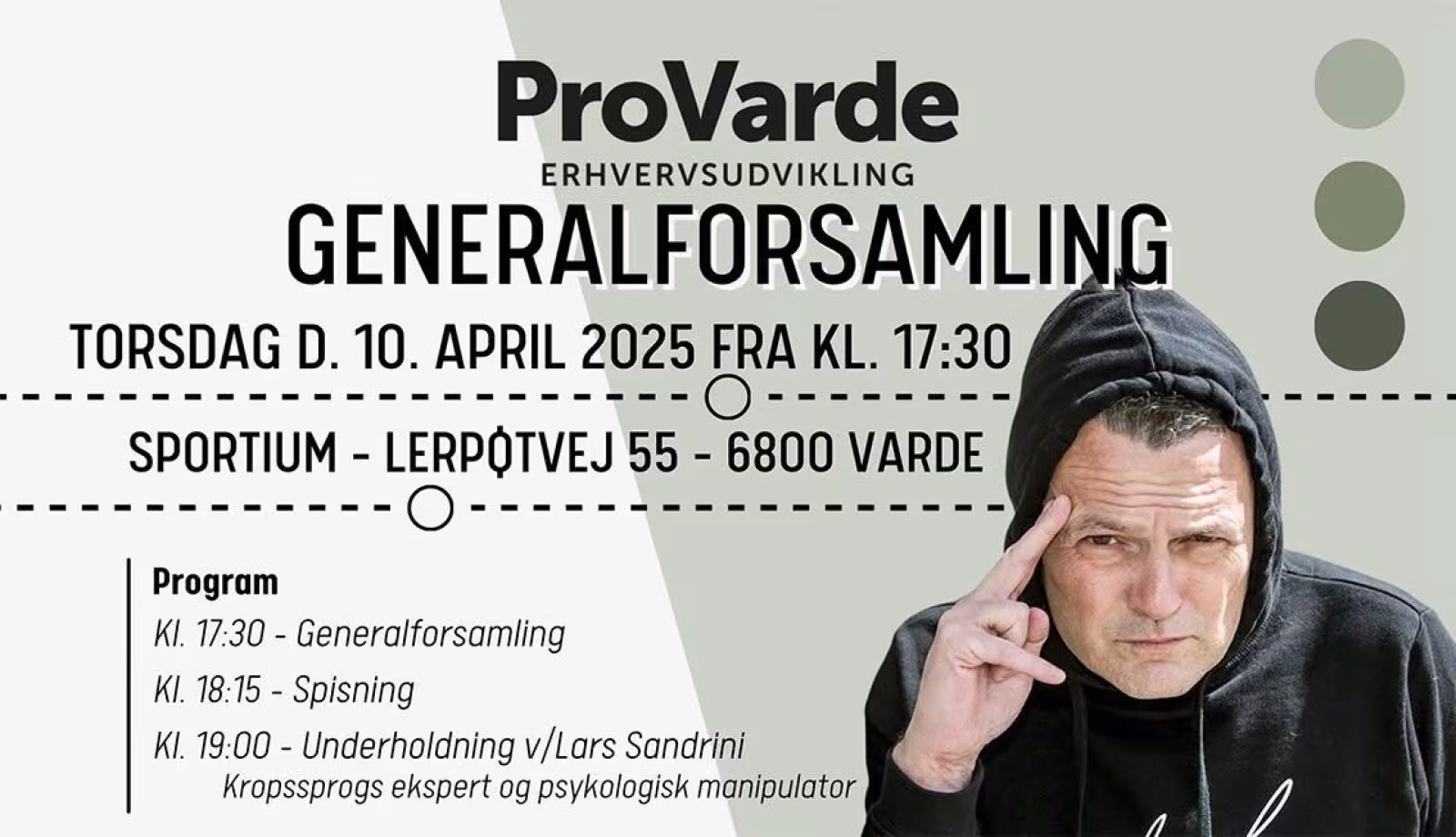 Generalforsamling med inspirerende underholdning