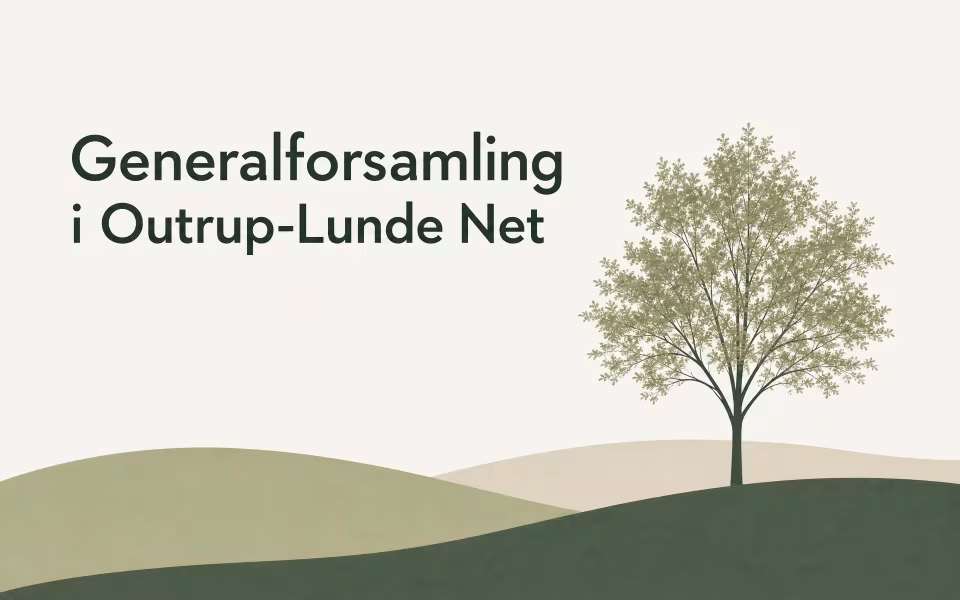 Generalforsamling i Outrup-Lunde Net
