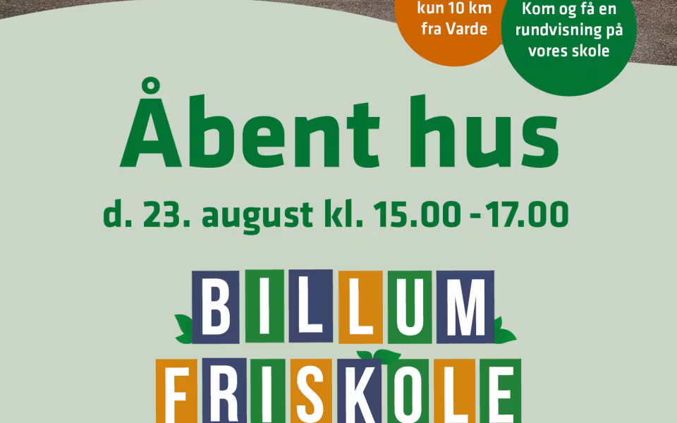 Åbent hus på Billum Friskole