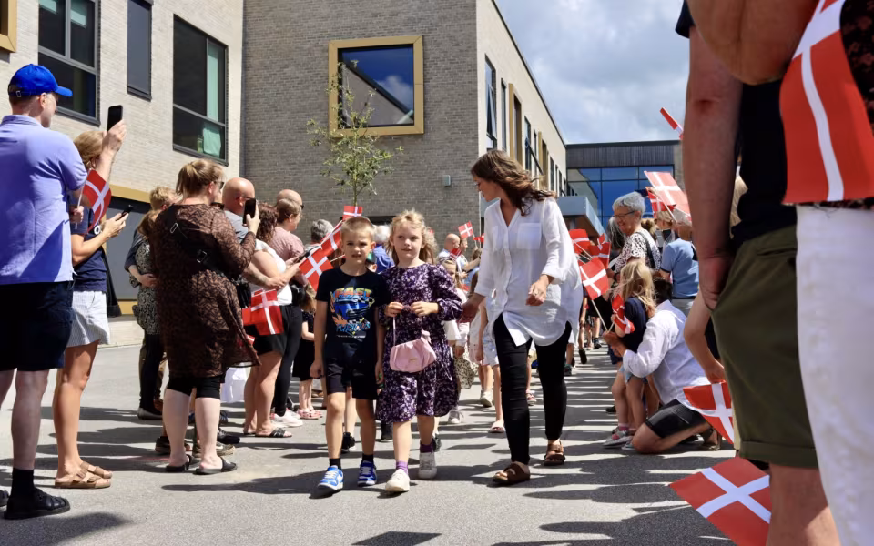 Ferie og udklapning på Frello Skolen