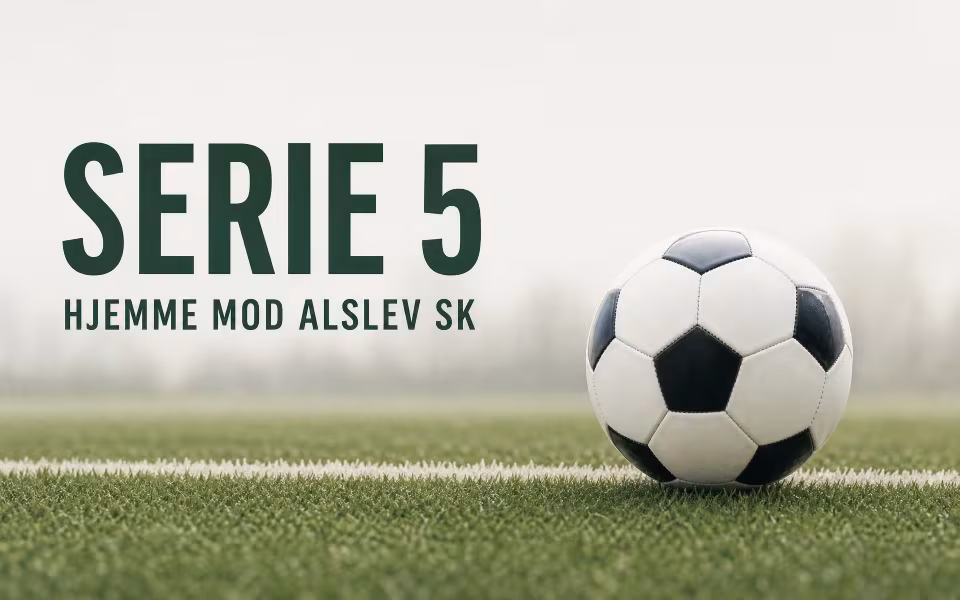Serie 5 hjemme mod Alslev SK