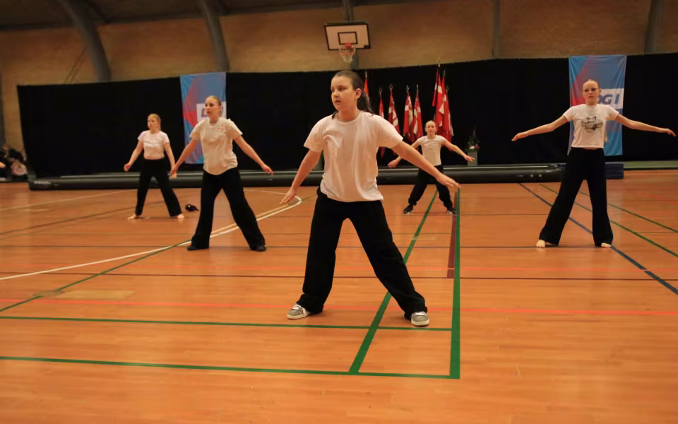 Farverig opvisning lyser Sportspark op