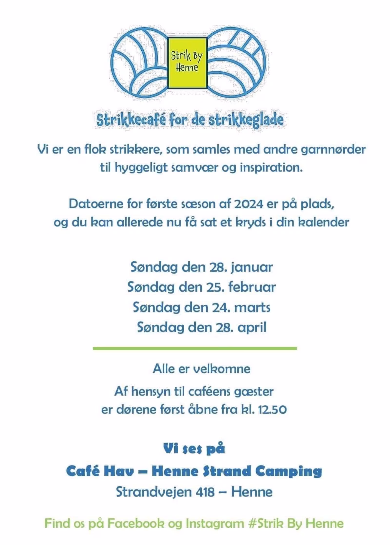 Strikke Cafe - Henne Strand