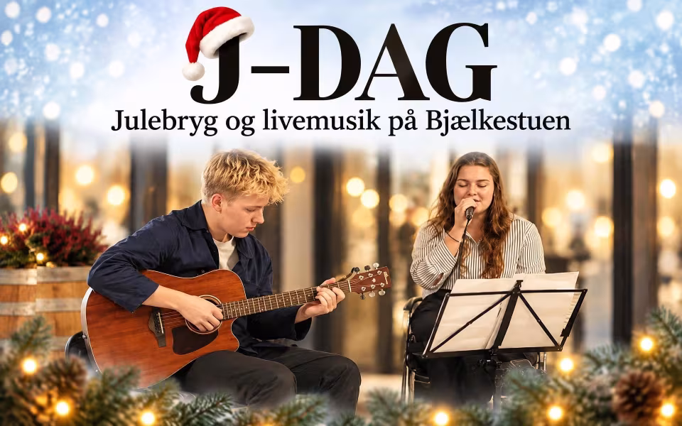 Julebryg og livemusik på Bjælkestuen