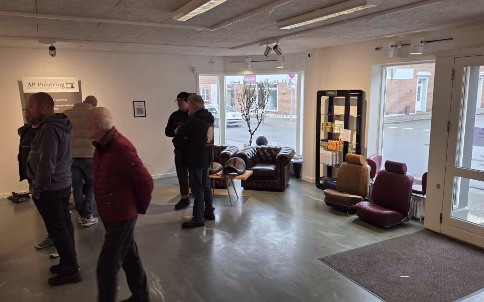 Stor interesse ved åbent hus hos AP Polstring