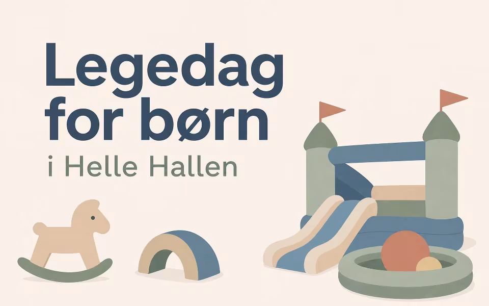 Legedag for børn i Helle Hallen