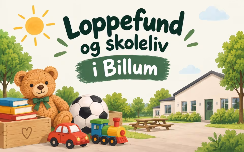 Loppefund og skoleliv i Billum
