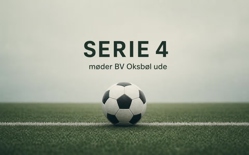 Serie 4 møder BV Oksbøl ude
