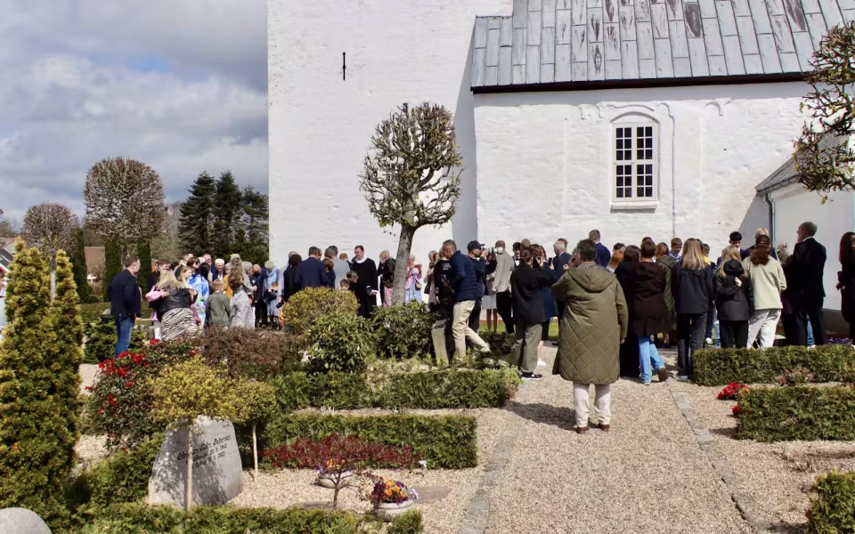 Solrig konfirmation i Outrup Kirke