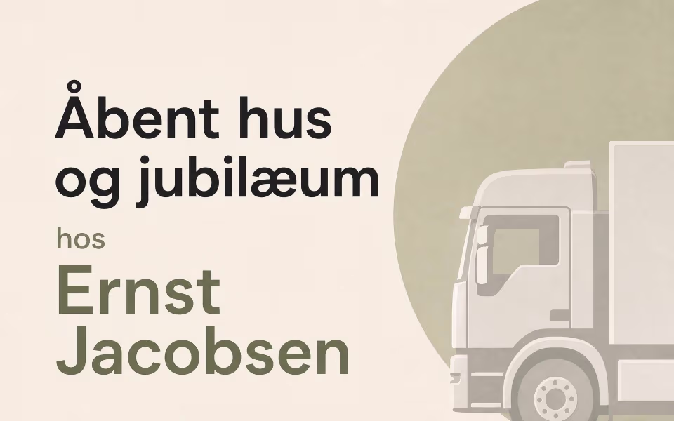 Åbent hus og jubilæum hos Ernst Jacobsen