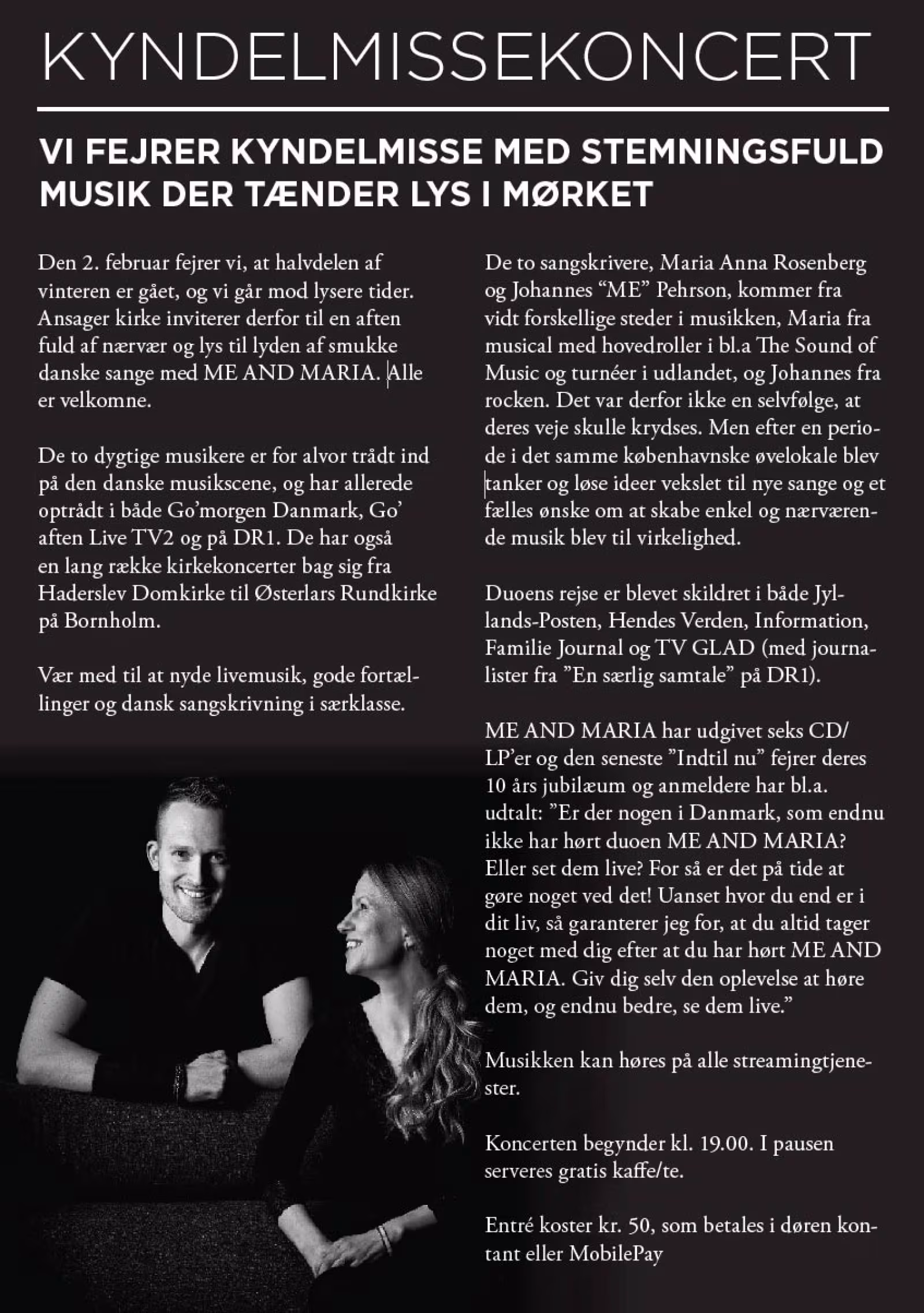Kyndelmessekoncert i Ansager Kirke