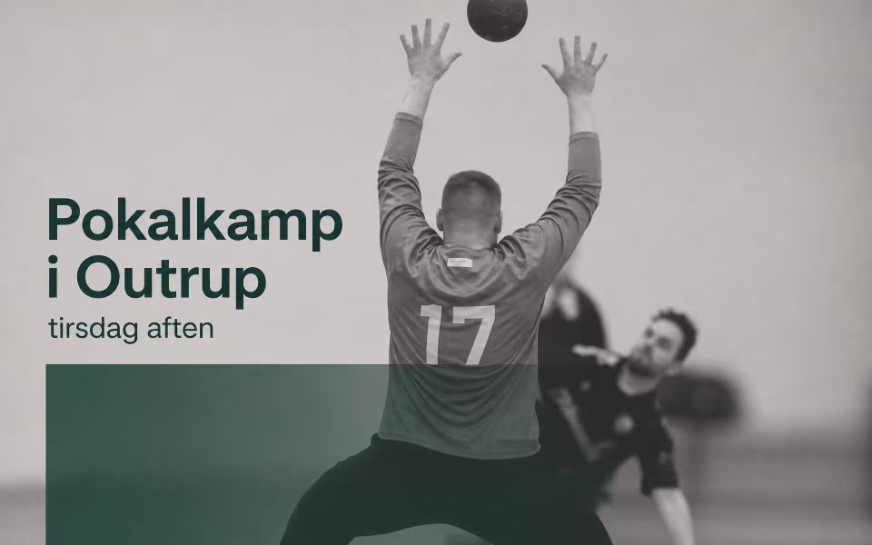 Pokalkamp i Outrup tirsdag aften
