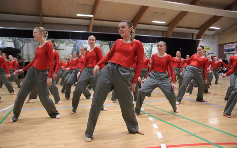 Forårsstemning i Outrup med GUB Gymnastik
