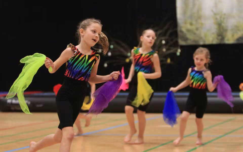 Forårsstemning i Outrup med GUB Gymnastik