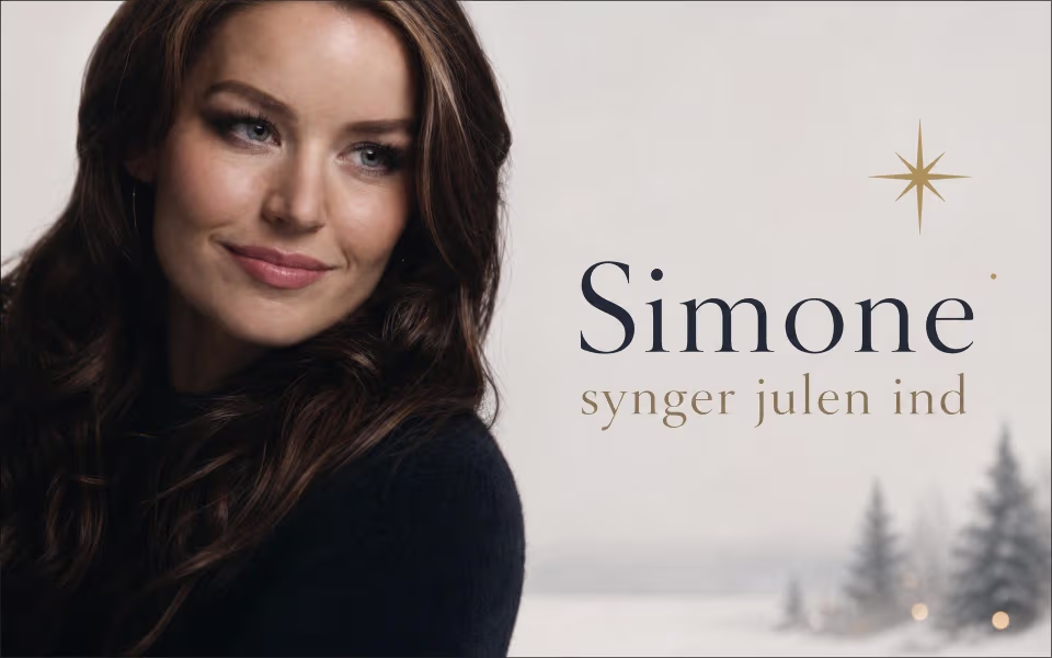 Simone synger julen ind