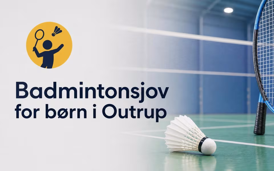 Badmintonsjov for børn i Outrup