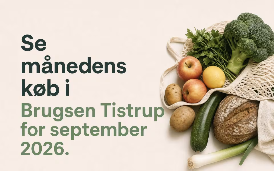 Se månedens køb i Brugsen Tistrup for september 2026.
