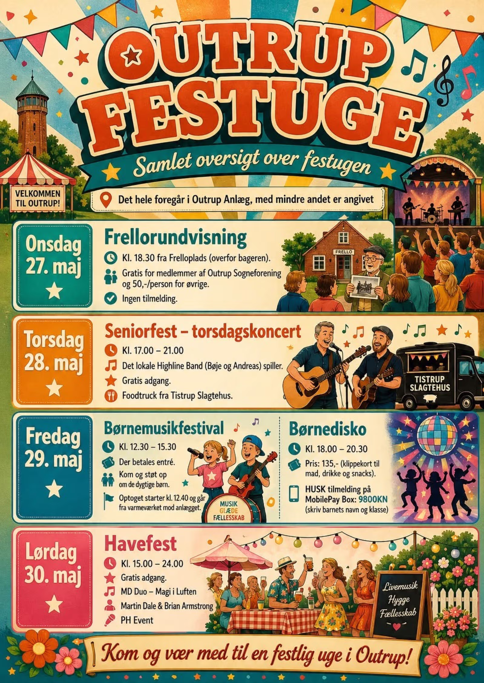 Festuge samler hele Outrup