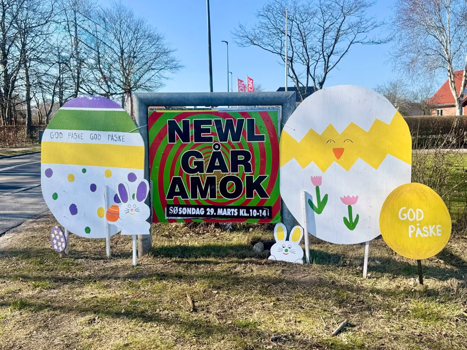 Newl går amok til påske