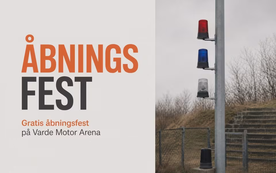 Gratis åbningsfest på Varde Motor Arena