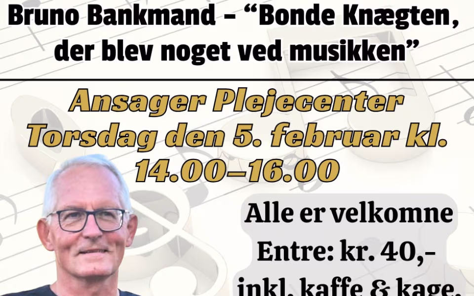 Musikalsk fortælling på Plejecentret