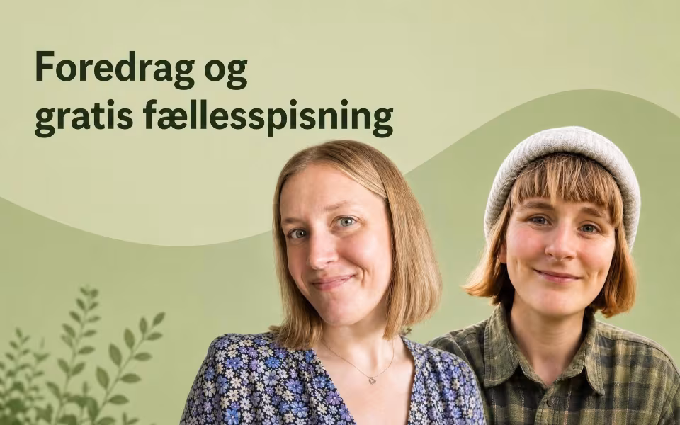 Foredrag og gratis fællesspisning