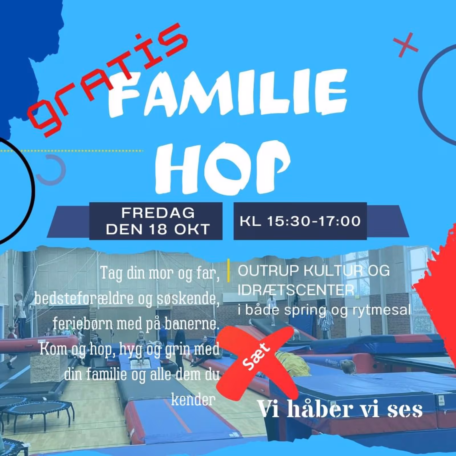 Gratis familiehop i Outrup fredag