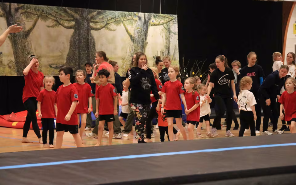 Forårsstemning i Outrup med GUB Gymnastik